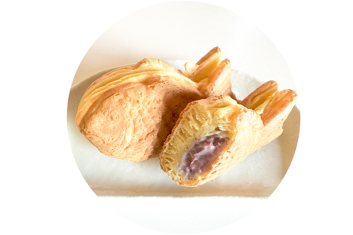 紫いもあんのたい焼き